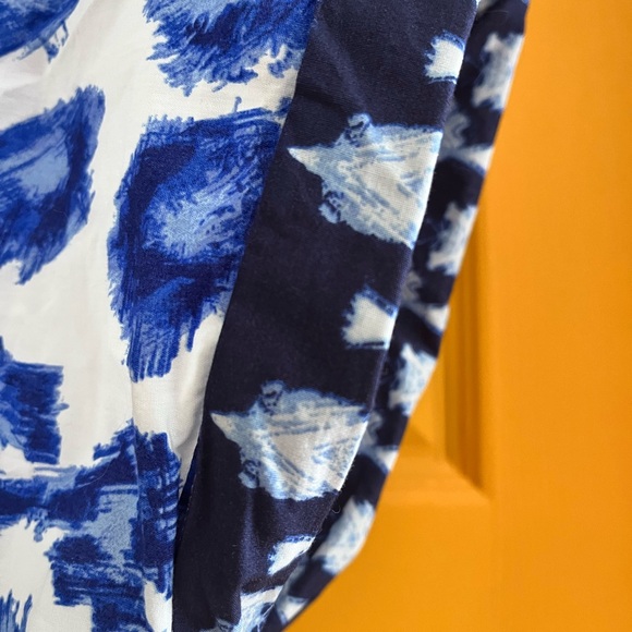 Abercrombie & Fitch Blue and White Patterned Summer Dress - Picture 6 of 11